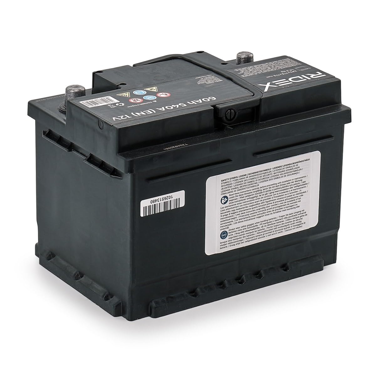 RIDEX Batterie 60, Ah 540, A/EN 1S0055 L 242mm B 175mm H 175mm