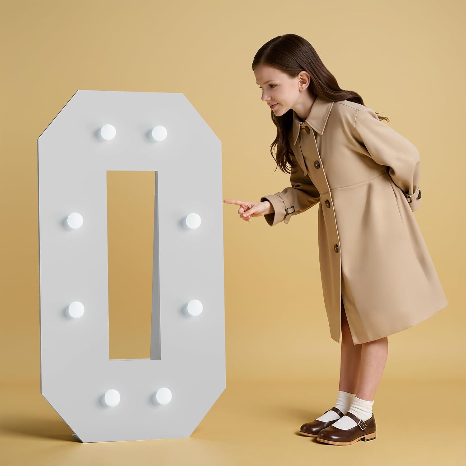 Marquee Letters 3 Feet Tall Large Light Up Letters O Cool White Light Big Foam Cardboard Graduations Prom Marry Me Baby Shower Wedding Birthday Party Decorations Backdrop Sign O