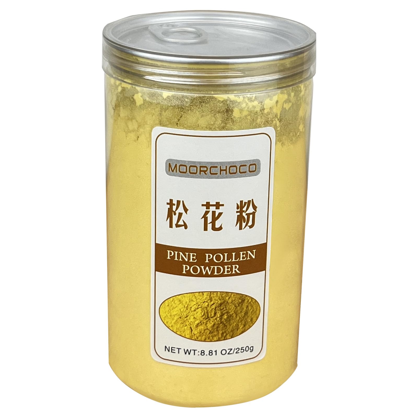 Pine Pollen Powder, Wild Harvested, 99% Cracked Cell Wall, 250g/8.81oz