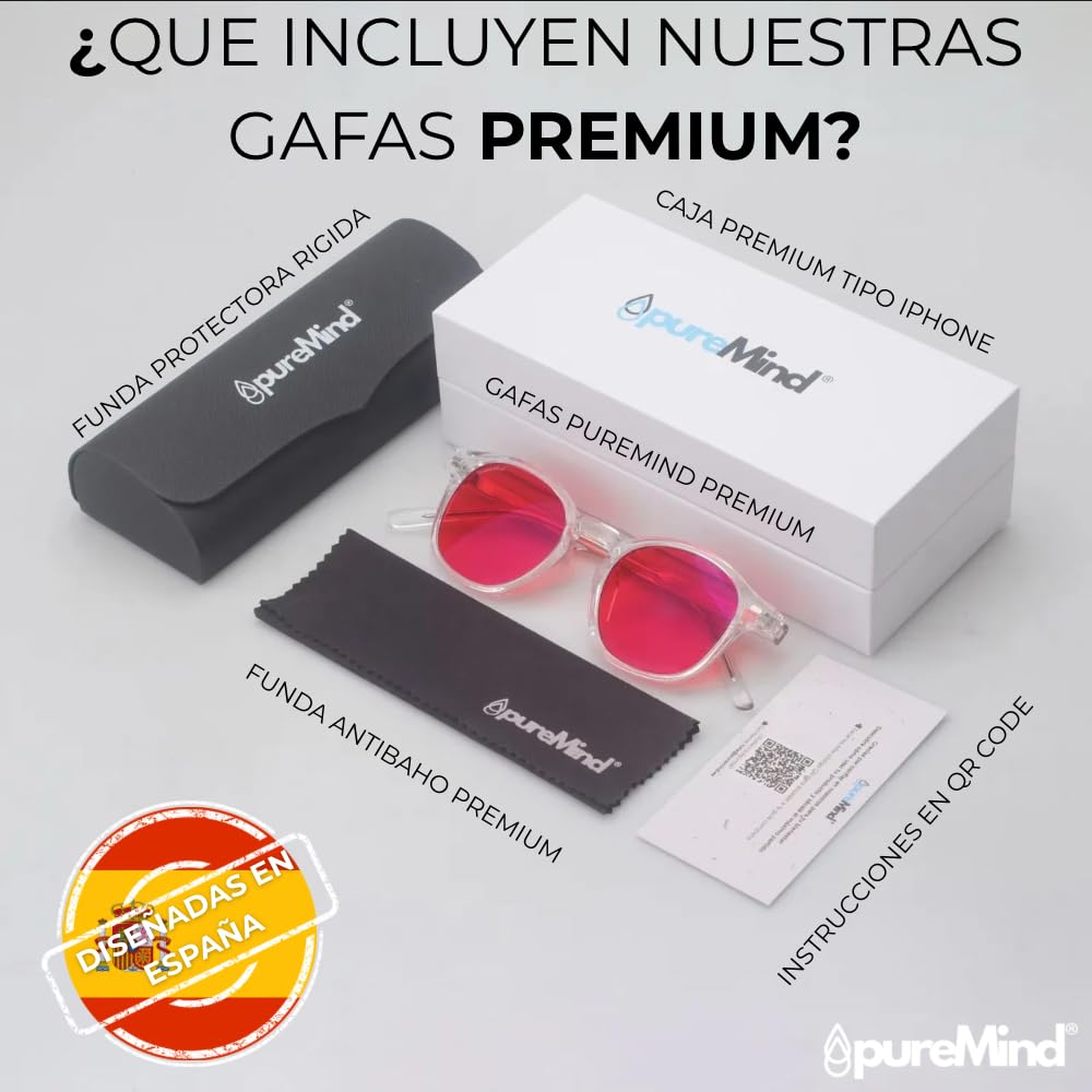 Puremind Jasno-niebieskie okulary