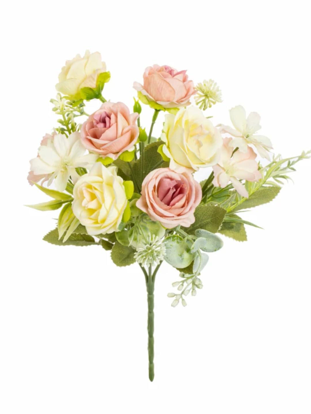 Bouquets de mariée en roses artificielles violettes pour décoration de mariage