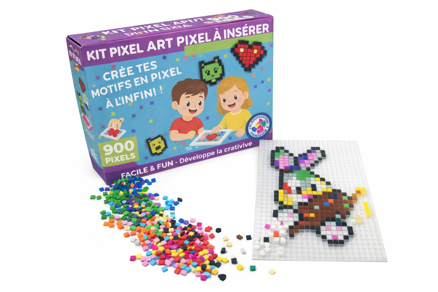 La Manufacture du Pixel - Pixel Art Craft, Yaratıcı Hobi, Mozaik