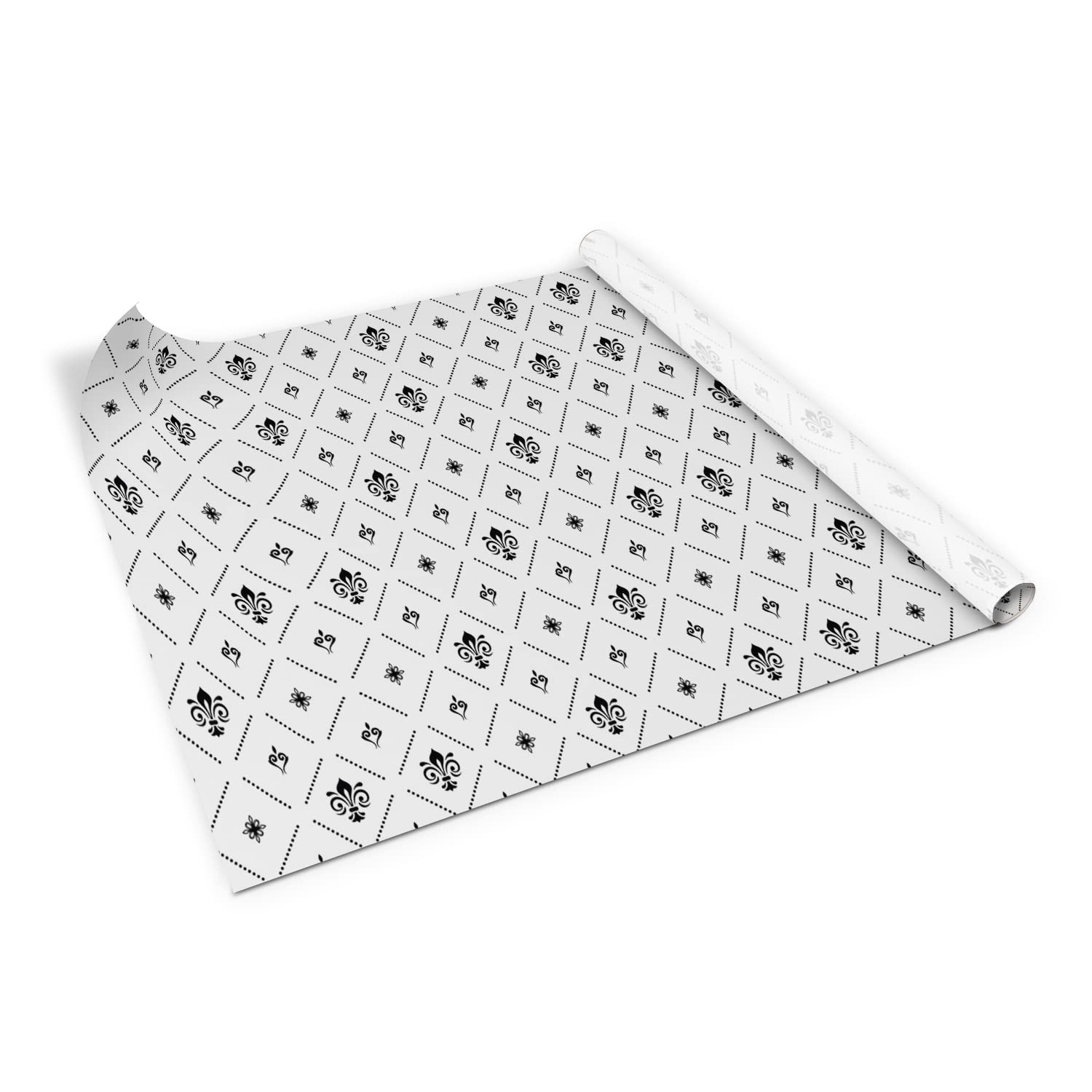 Film adhésif pour meubles mat lys royaux 100x50 cm pour masquer les défauts d'une commode