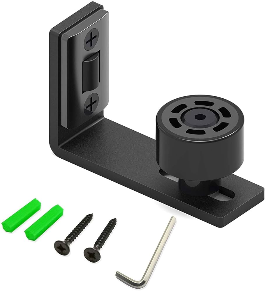 Amazon | CCJH スライドバーンドアフロアガイド 調節可能な壁