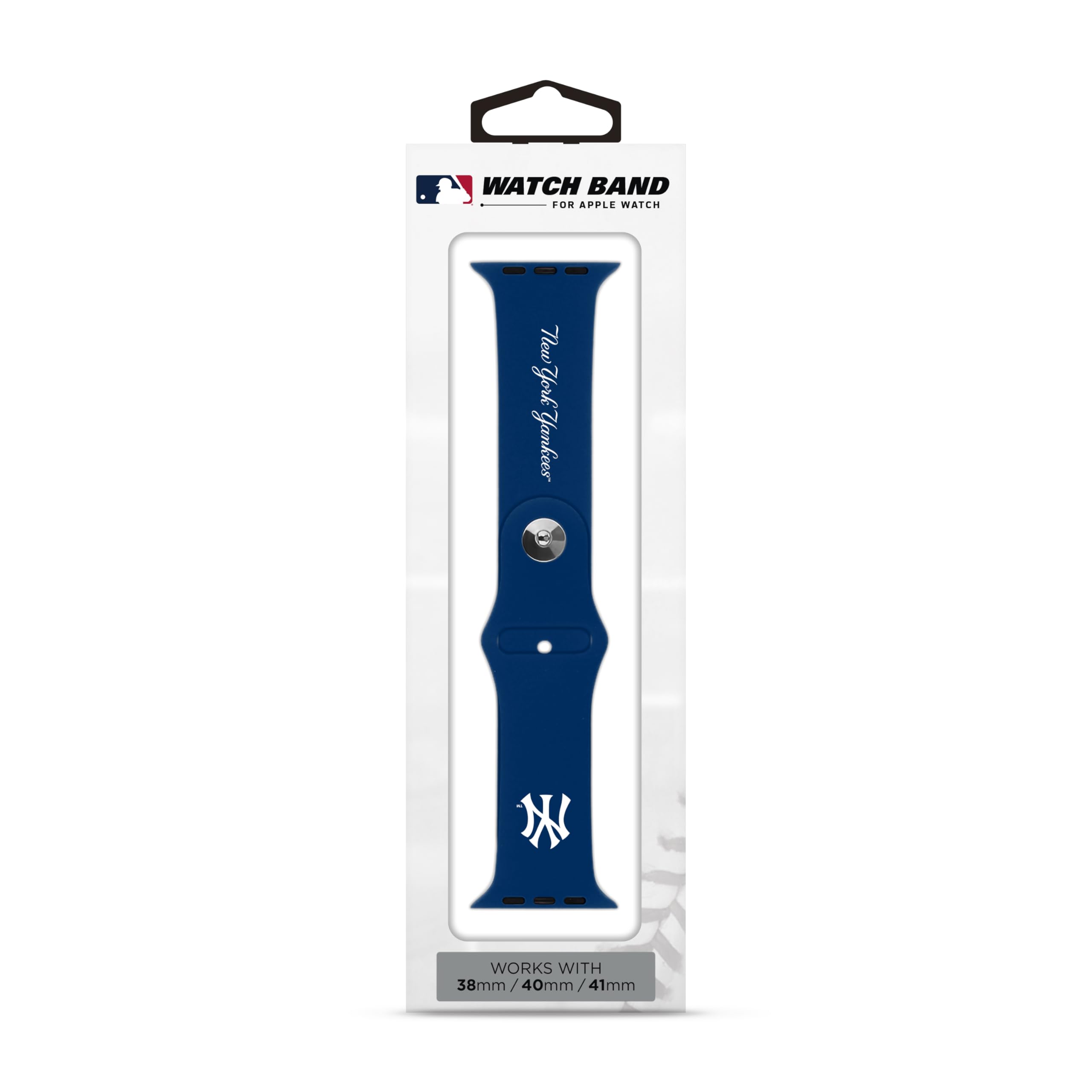 SOAR MLB Bracelet de montre intelligente avec logo officiel du logo principal compatible avec Apple Watch – 38 mm et 42 mm