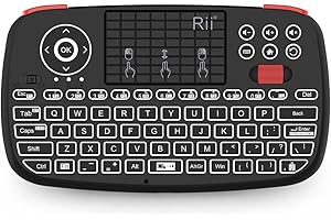 Rii (Upgrade) i4 Mini Bluetooth Keyboard with Touchpad