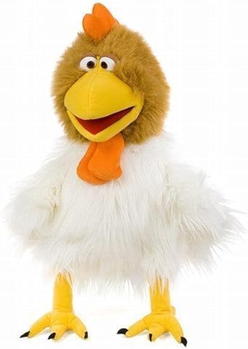 Gallo tonto de 23 pulgadas, estilo ventrílocuo, marioneta animal