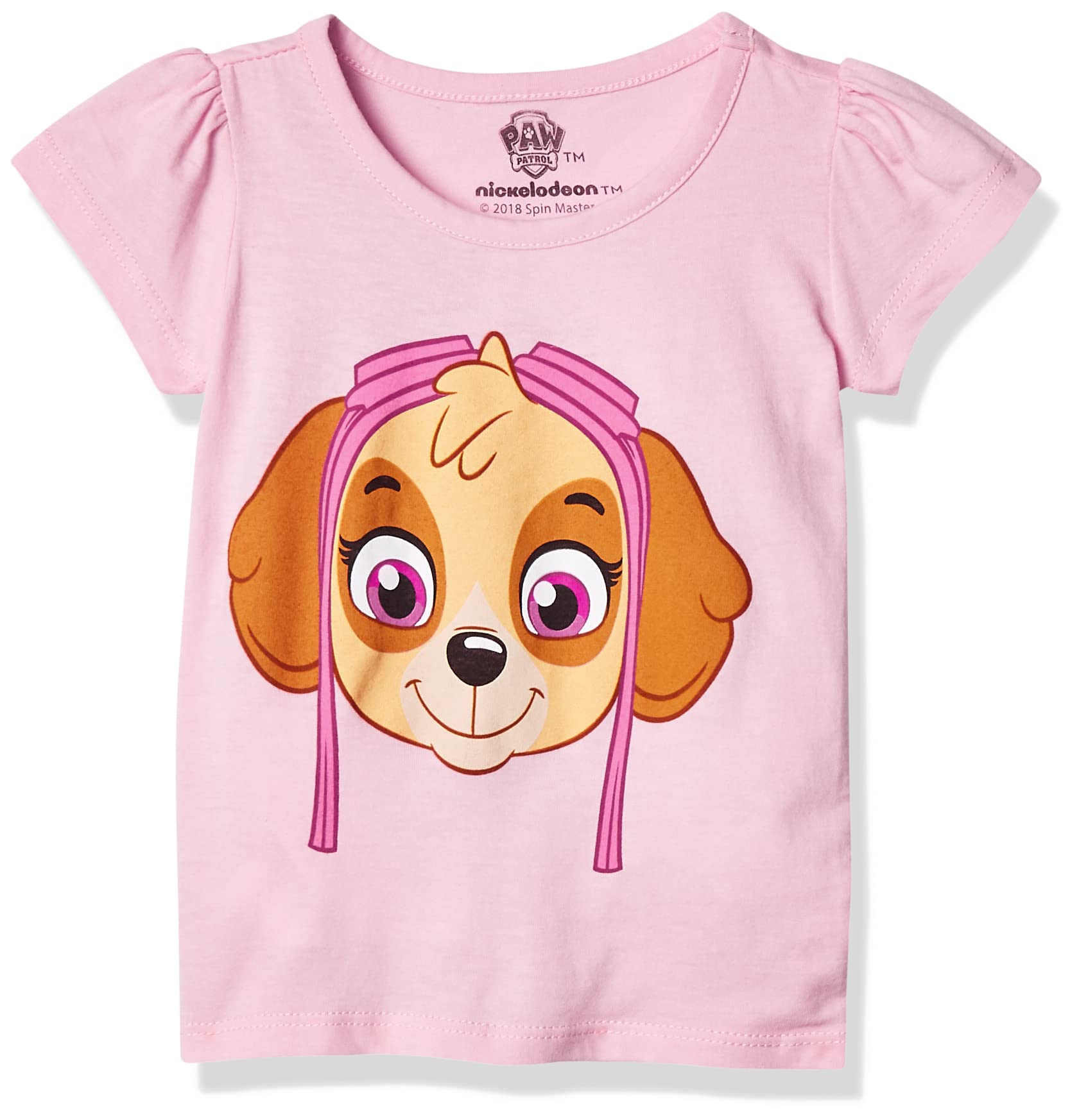 Paw Patrol Girls' Short Sleeve Tee Shirt