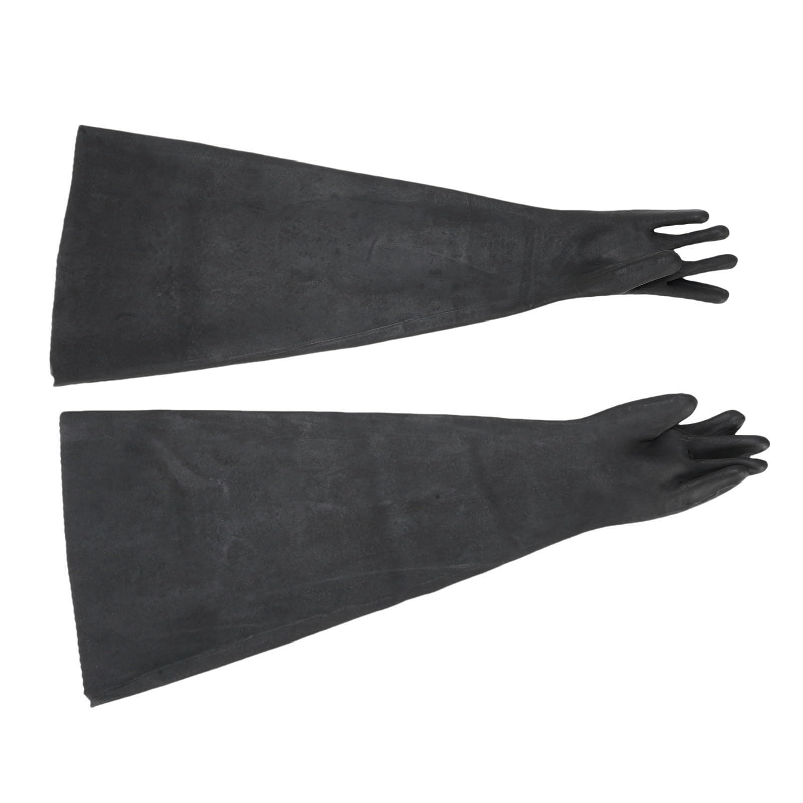 Protección para manos y antebrazos de 28 pulgadas de largo: 1 par de guantes de látex resistentes para chorro de, compatibles con gabinete de chorro de, caja seca, guantera,
