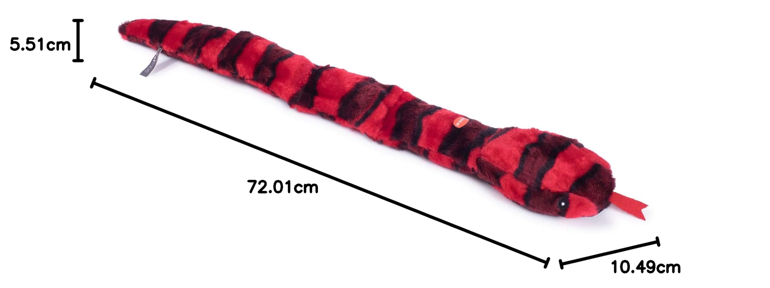 Petface Snake, peluche per cani, 70 cm
