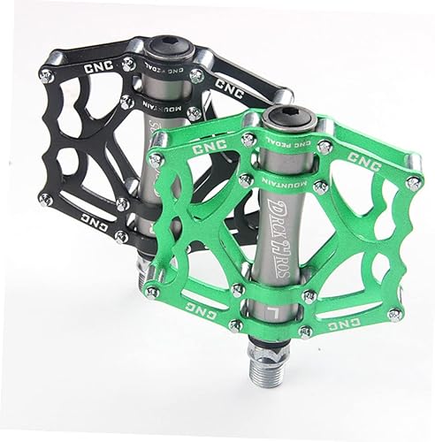 Miniatura 4 de Amosfun 2 pares de pedales de manivela Pedal de aleación de rodamiento sellado Pedales de bicicleta Pedales de bicicleta de aluminio Pedales de