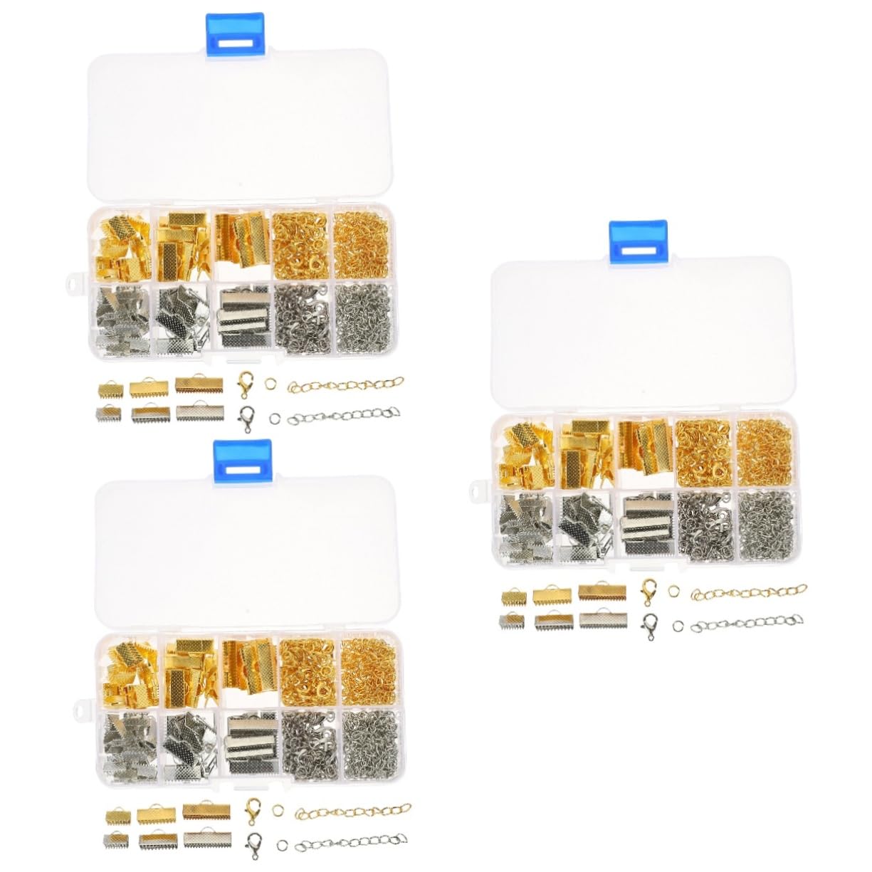 SHINEOFI Schmuckset Mit Lobster Claps Verlängerungsketten Und Klemmen Teiliges Für Und Armbänder Für Kreative Bastelprojekte Und Schmuckgestaltungen