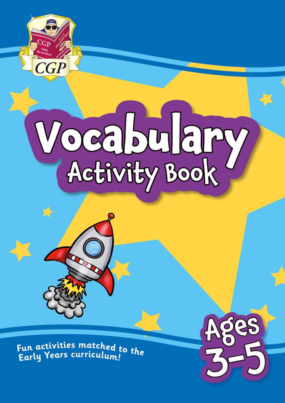 Vocabulary Activity Book for Ages 3-5 by CGP Books PAPERBACK 9781789089899
