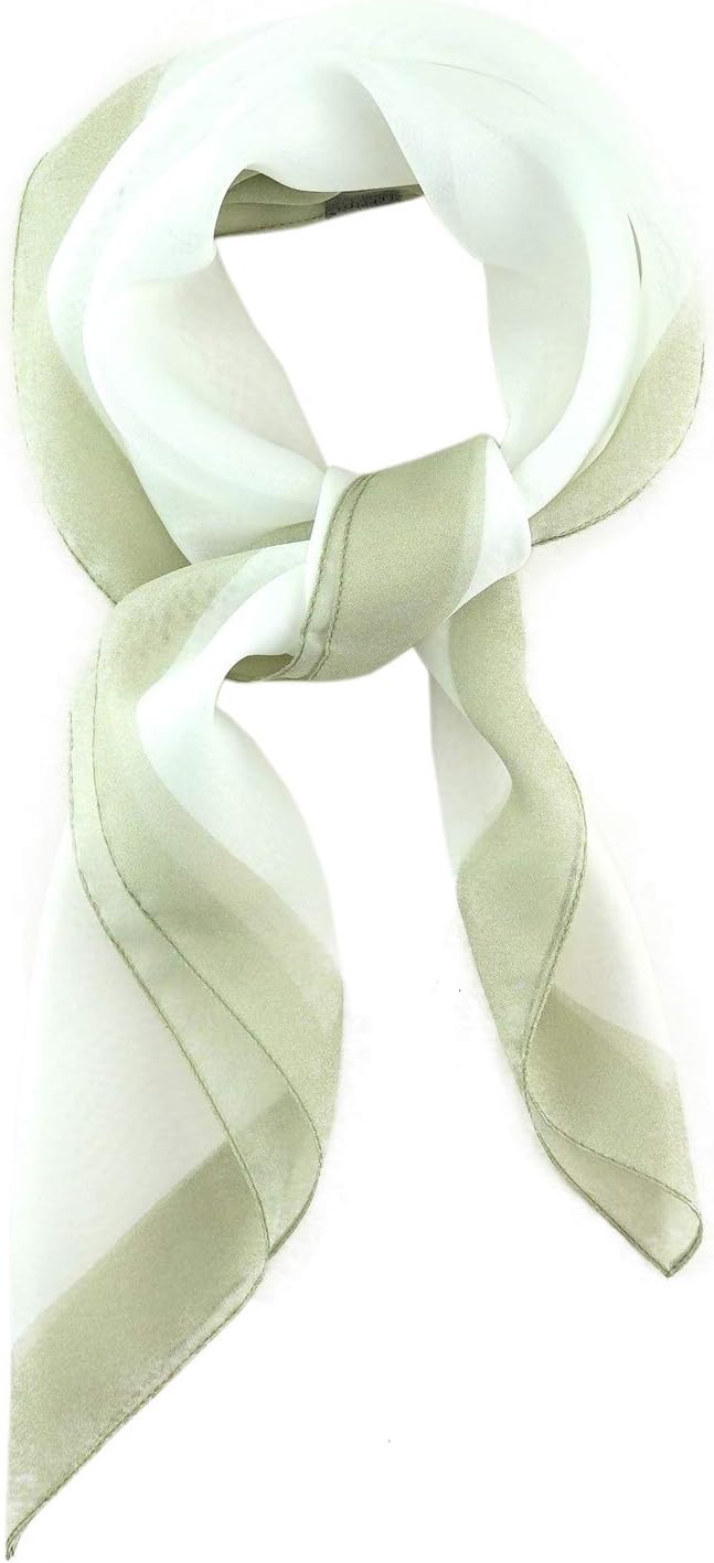 Foulard En Mousseline De Soie Pour Femme à Motifs - Dimensions : 58 X 58 Cm Marron Beige Marron Fonc Noir Gre Ca Lnge 58 Cm Breite 58 Cm  22f06f03 F028 51cc A1cf 74d26ea94777