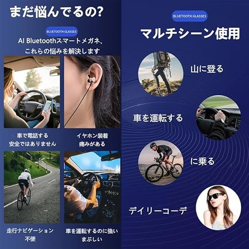 不明 MZ08スマートメガネ の商品画像 8
