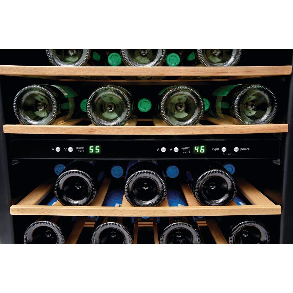 Frigidaire FFWC3822QS TwoZone Wine Cooler with 38 Bottle Capacity