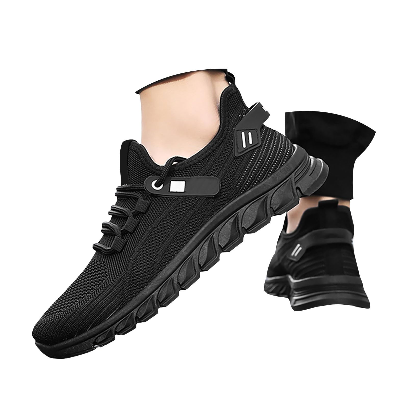 Generisch Sneaker Herren 39-45 Fitnessschuhe Herren Gym Indoor Weichen Sohle Laufschuhe Bequeme Sportschuhe Atmungsaktiv Joggingschuhe Einfarbige Walkingschuhe rutschfest Turnschuhe