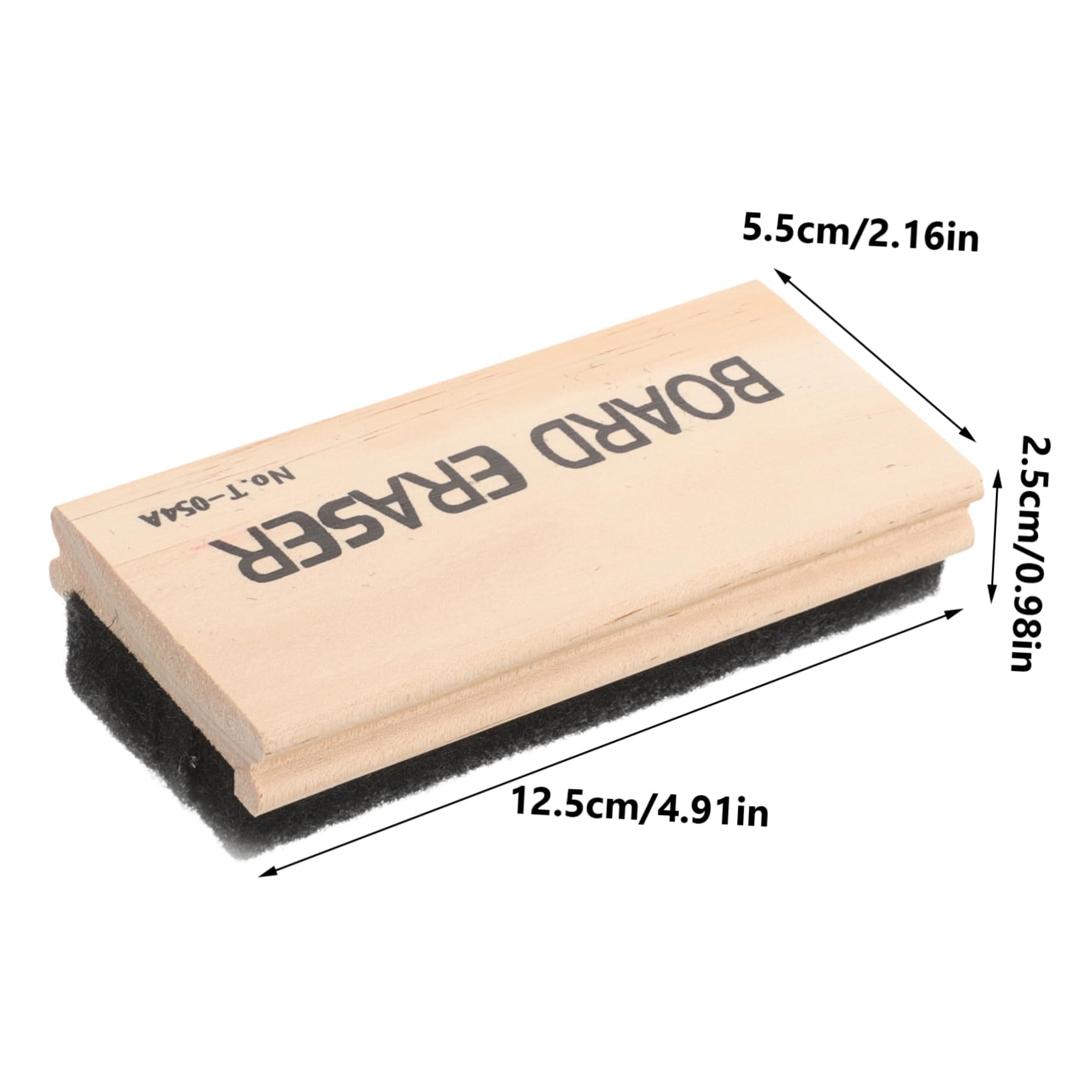 Angoily 2pcs Wooden Blackboard Eraser Campus Board Chalkboard Erasers for School Dry Erase Board Chalk Duster for Kids Dry Erasers Rubbers Small Blackboard Eraser Tip Children Large Bamboo