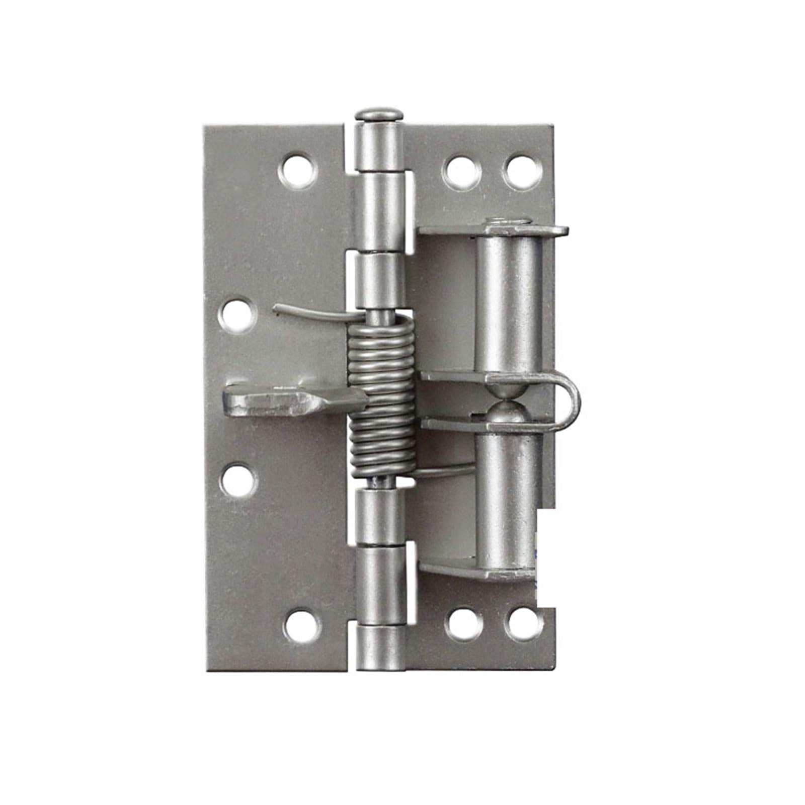 Kdhcvkz Silver Paint 2Pcs 4" Self Closing Door Hinges 90 Degrees Door Hinges(Silver Paint)