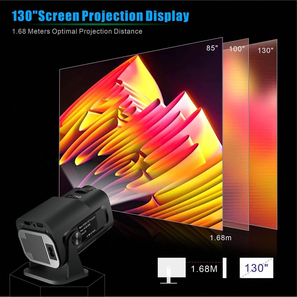 Amazon.com: Geuxe HY320 Mini Native 720P Android 11 Projector