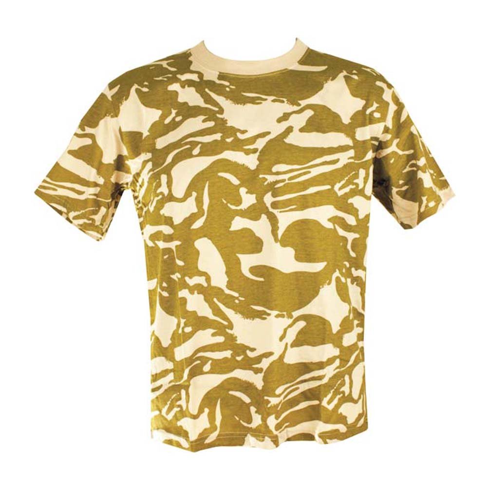 Mens Camo Military/Army T-shirt 100% Cotton (XX-Large, Desert Camo)