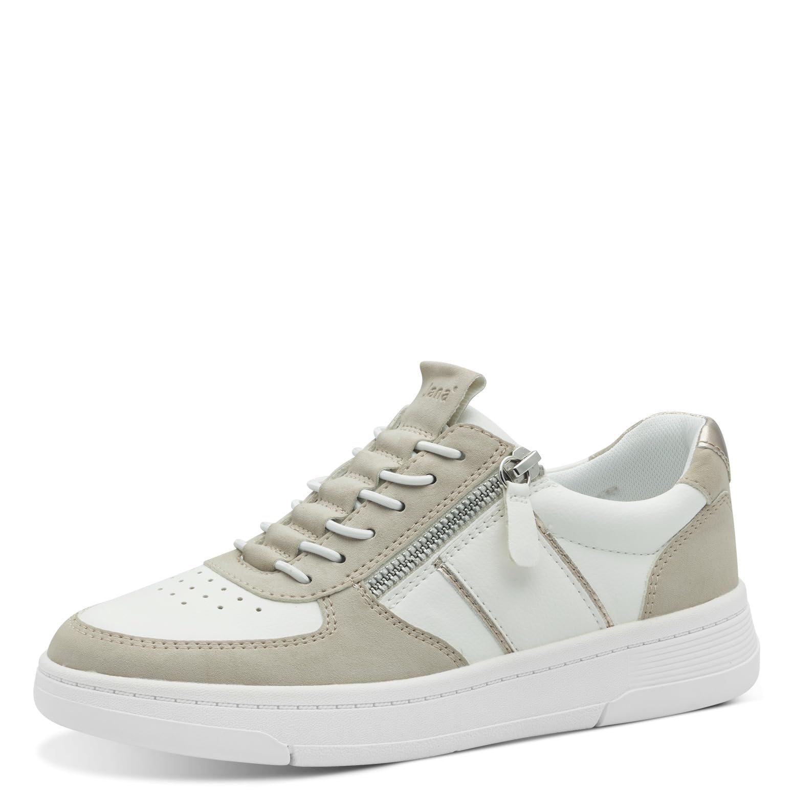 Jana Damen Sneaker flach Freizeit Vegan