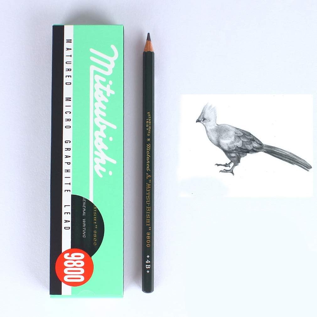 4B drawing pencil imported sketch pencil 12 Pack