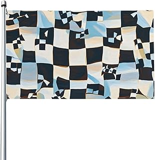 Flags 3x5 Ft 200D Heavy Banner Decoration Outdoor Flag Formula Checkered Flags Pattern Flag Welcome Yard Flags with Brass Grommets Garden Flag for All Seasona Outside Decor Flag