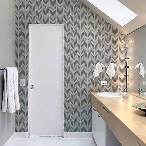 Drifting Arrows Stencil For Nursery – Wall Stencils For Nursery Décor – Try Stenciling Instead Of Wallpaper And Save Big! – Nursery Ideas – Stencil Designs By Cutting Edge Stencils #TOP3