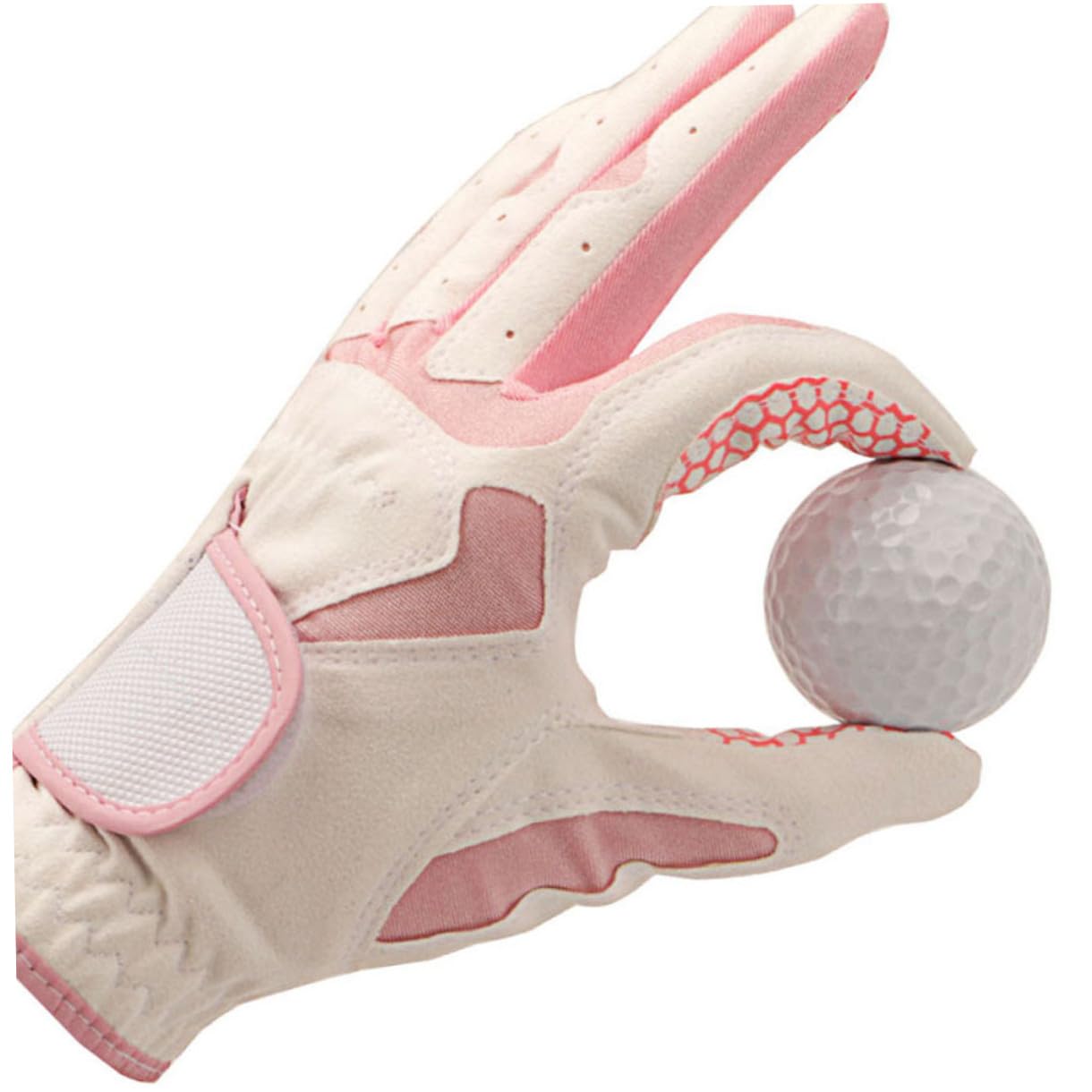 TOYANDONA Guantes De Golf para Mujer Transpirable Protección Pulgar Antideslizante Material Duradero Juego Exterior Entrenamiento y Competición