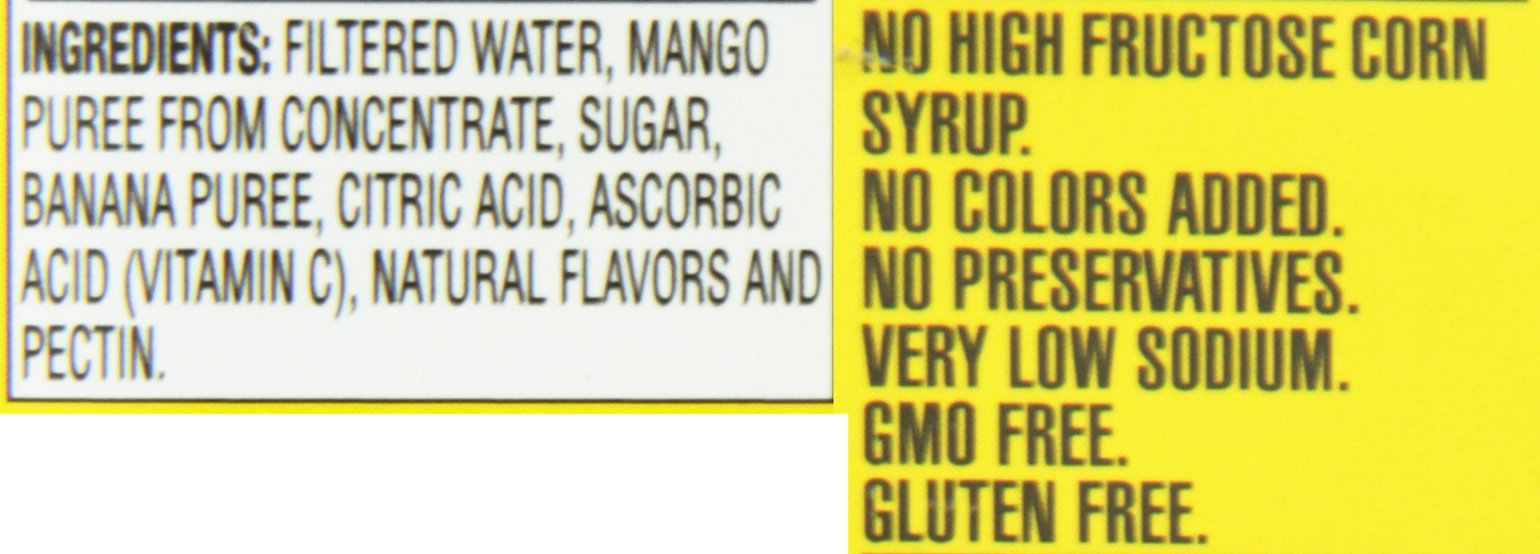 Langers Juice, Mango Banana Nectar, 64 Fl Oz (Pack of 8)
