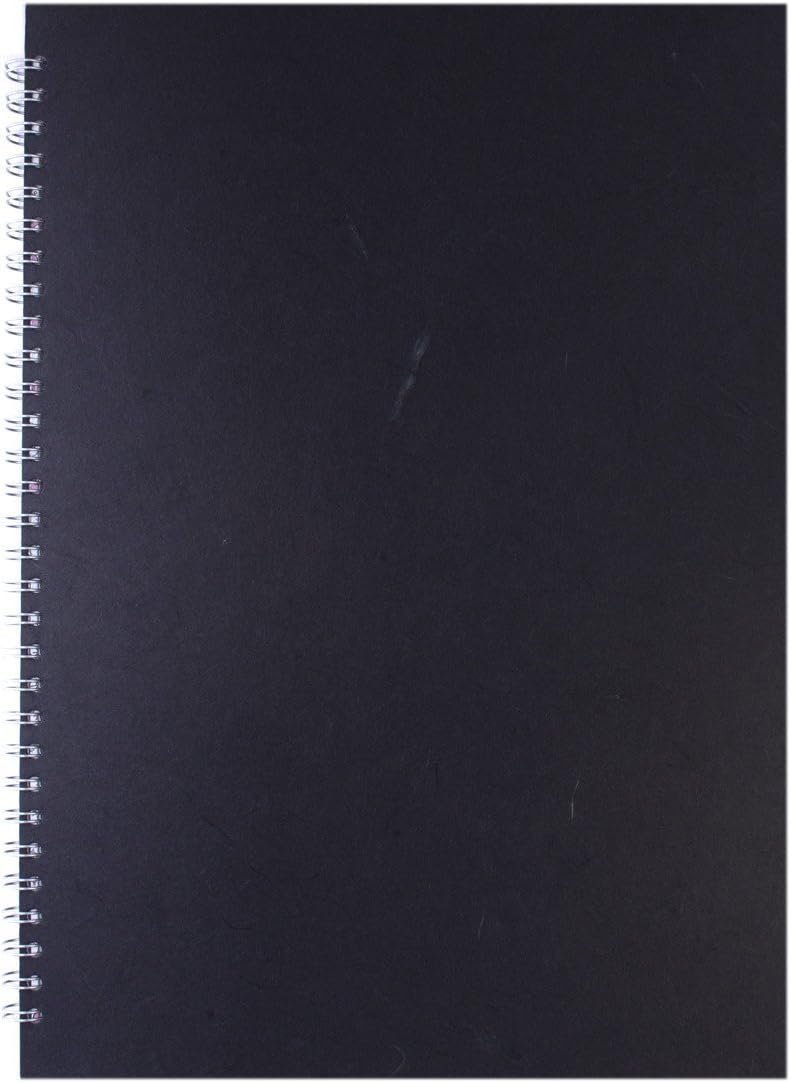 Pink Pig A3 Portrait Sketchbook | White Cartridge, 35 Leaves | Black