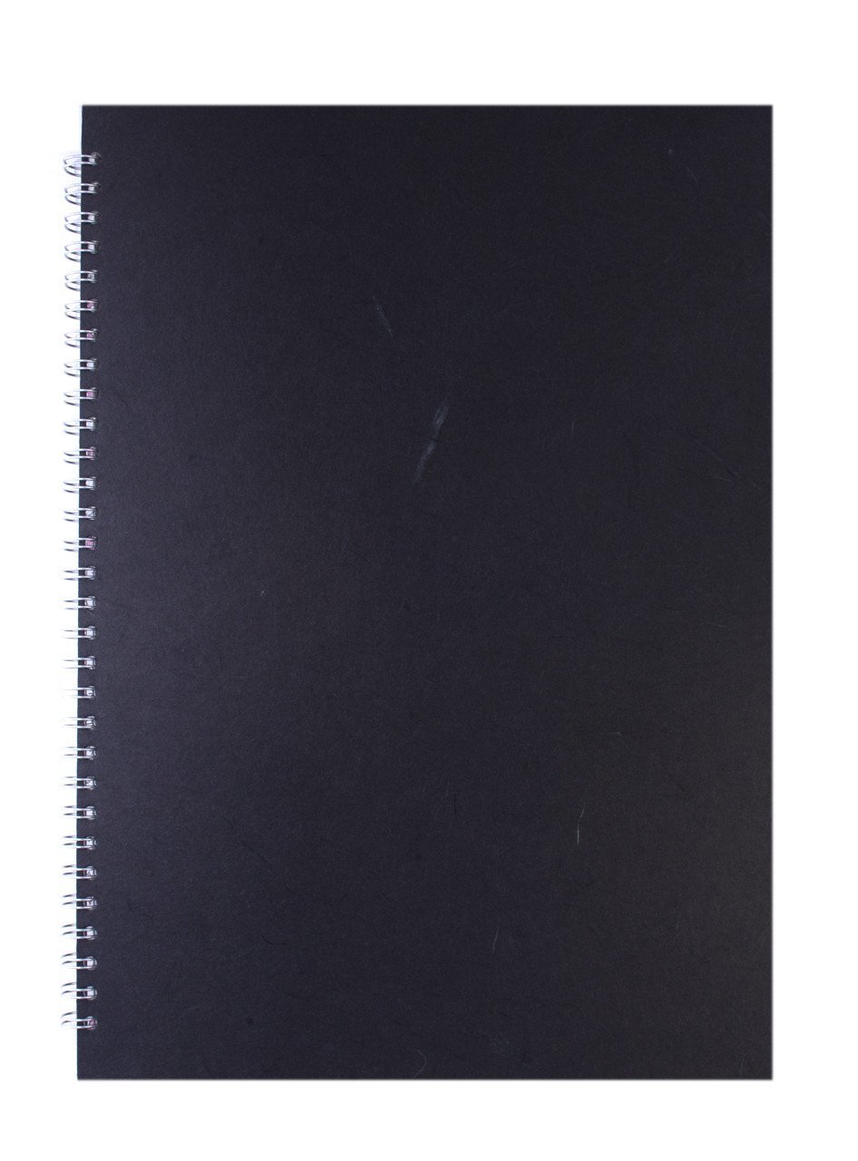 Pink Pig A3 Portrait Sketchbook | White Cartridge, 35 Leaves | Black