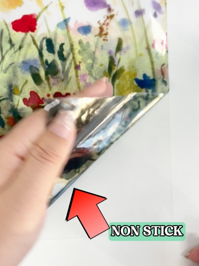 Floral Window Film, Spring Tropical Window Clings, 11.81''x35.43'' miniatura 7