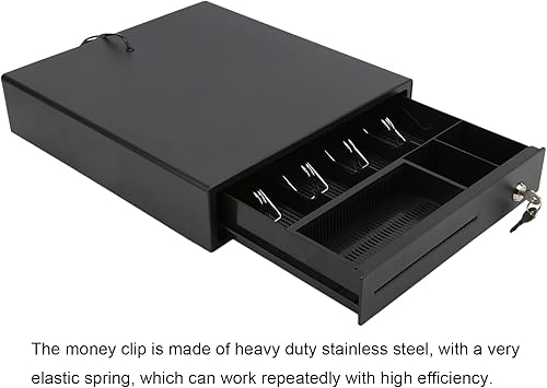 Miniatura 7 de Cash Register Drawer 3, Cash Register Box with 2 Keys, Easy to Use and Reasonable Layout for Supermarket Commerce