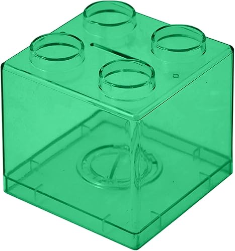 Altsuceser Hucha de color brillante hucha de almacenamiento de dinero mantiene ordenado apilable verde