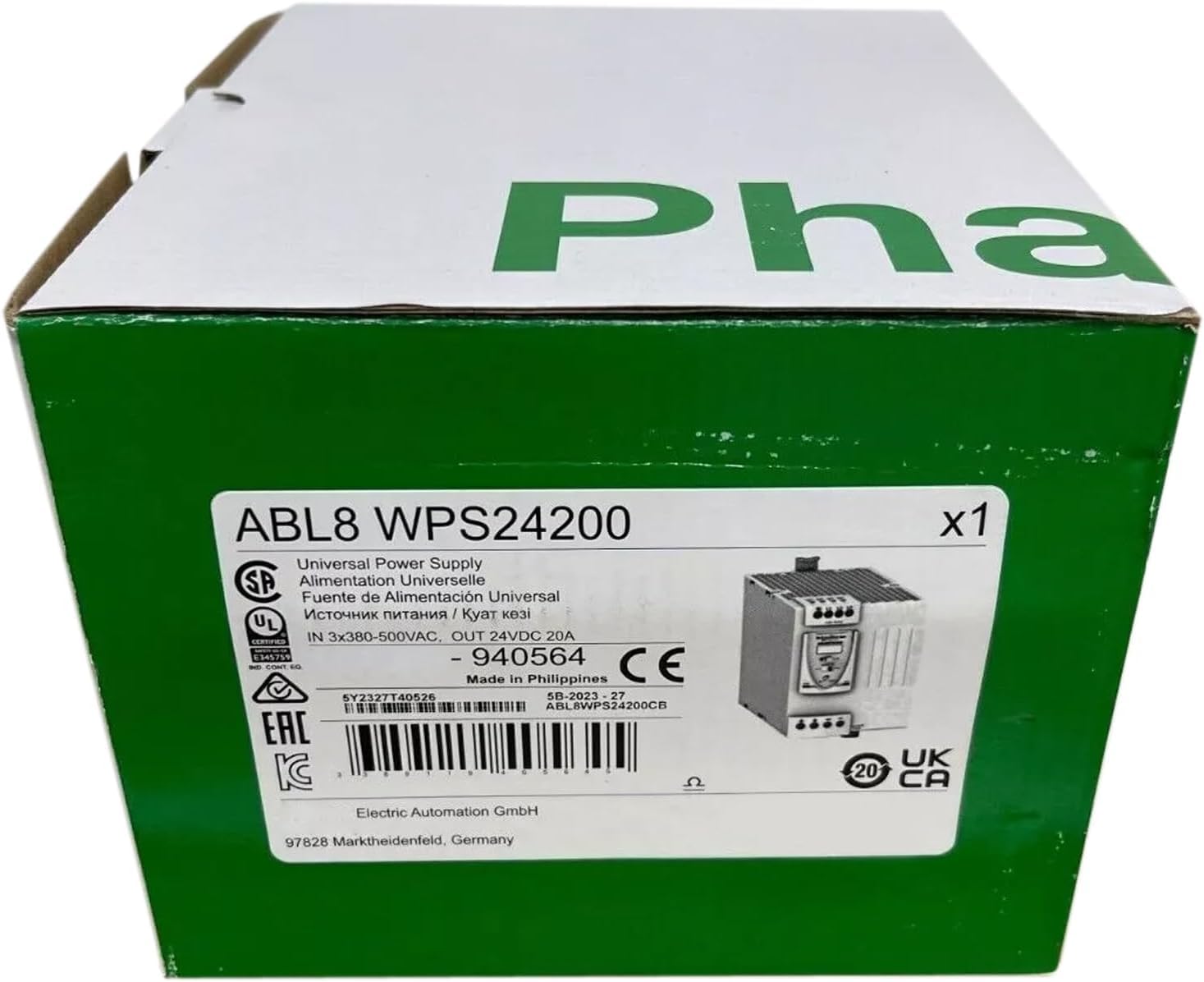 QEFHSVVZE ABL8WPS24200 New and Sealed in Box ABL8WPS24200 1 Year Warranty