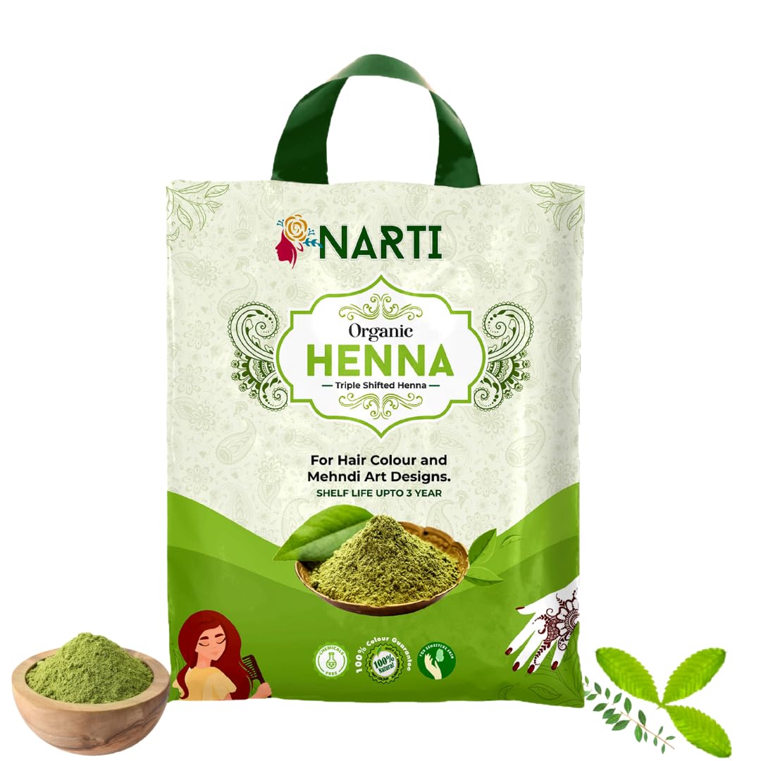 Organic Rajasthani Henna Powder 300g | GI Tag Sojat Natural Mehendi for Hair Color | 100% Pure Organic Lawsonia Inermis | Herbal Conditioning & Chemical-Free Dye