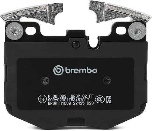 Miniatura 2 de Brembo P06099 Juego de pastillas de freno de disco delantero Bajo-Met BMW OE# 34116888458