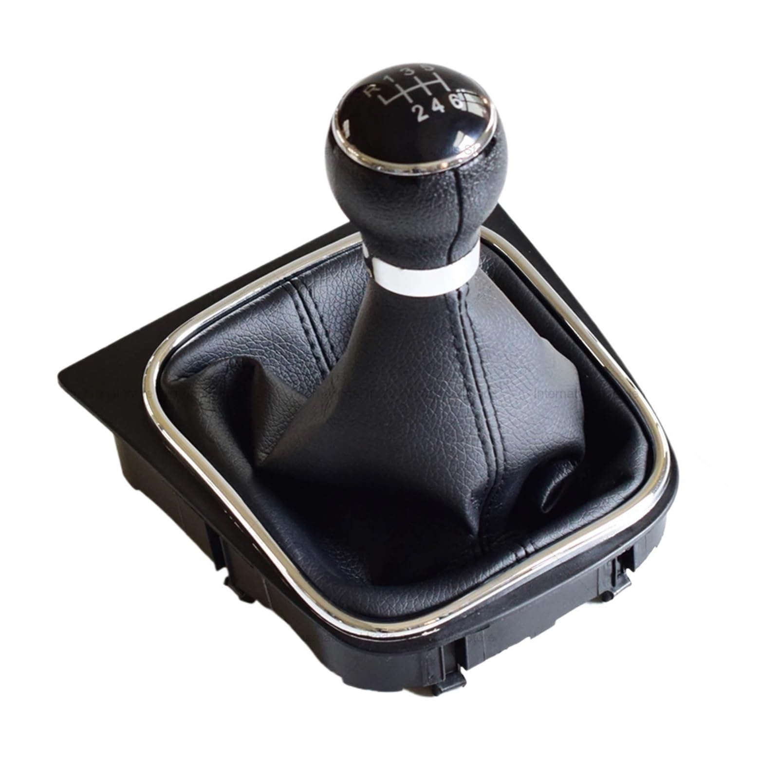 Jeocoai One Color Car Gear Knob Auto Manual 5 6Speed Car Gear Shift Knob Lever For Volkswagen For Golf 6 Vi Mk6 For Jetta For Golf V Mk5(6Speed)