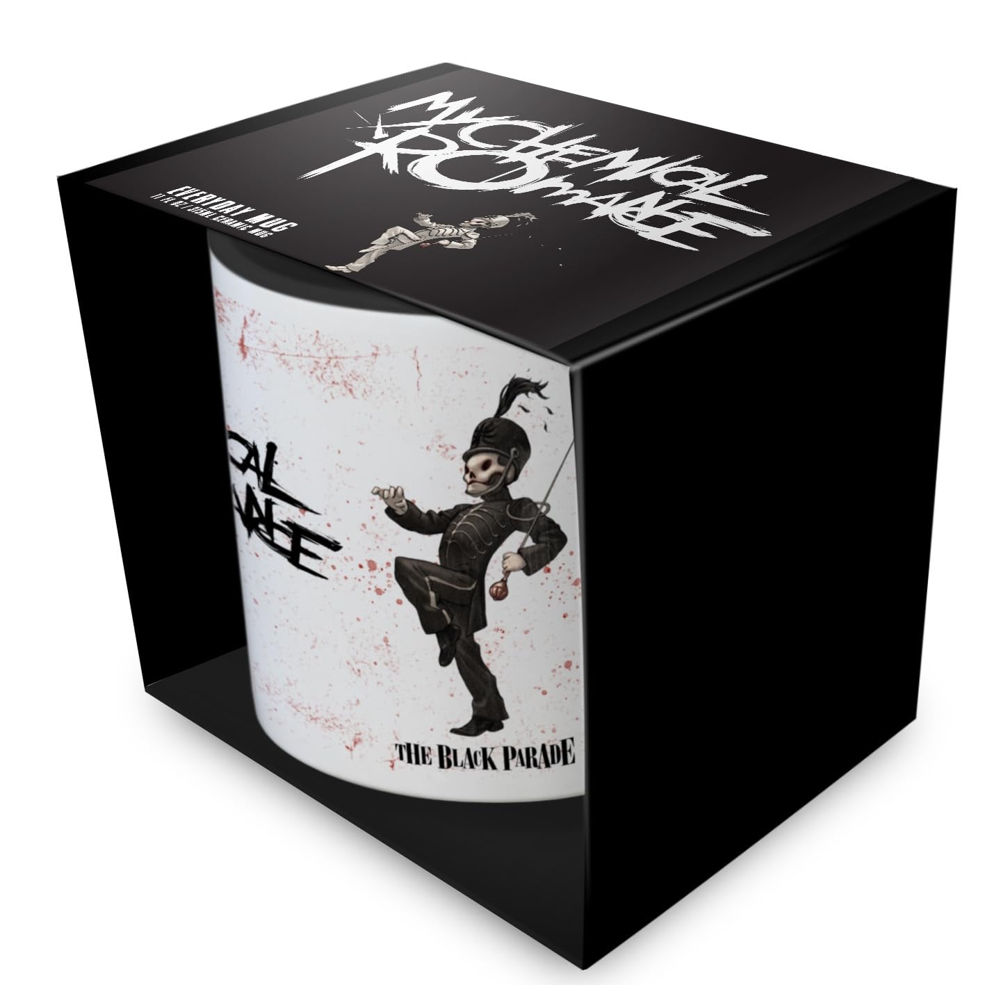 Pyramid International My Chemical Romance Black Parade 11oz / 315ml Black Inner Mug, Official Licensed Fan Gift