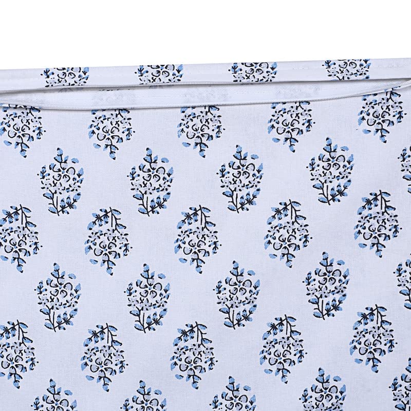 Image of Texstylers Pure Cotton Reversible Jaipuri Print 20x20 Inch Cushion Covers,05