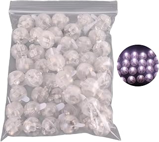 Dcaknri Lámparas Luminas LED 50 Piezas Lámparas Bola Luz Fija para Año Nuevo Decoración Árboles Navidad Pascua Lámparas Repuesto Juguete