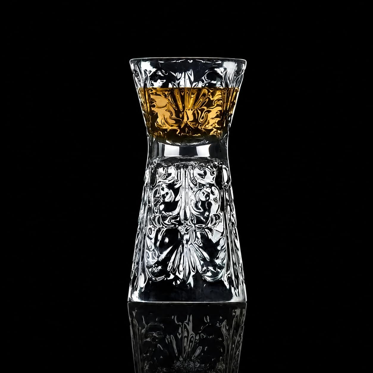 1930s Paris Crystal Double-Sided Cocktail Jigger (Gift Box) — Amazon image 2