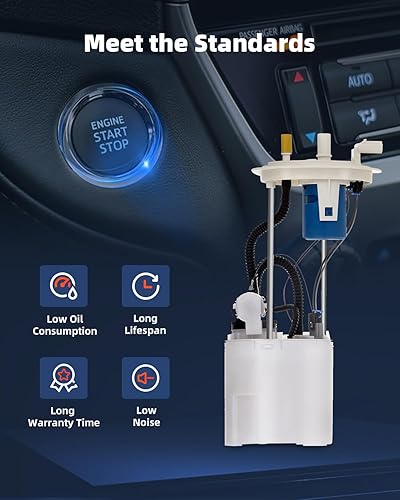 Miniatura 4 de Bomba de combustible eléctrica, reemplazo de montaje de módulo para Ford F150 2009 2010 2011 2012 2013 2014 V6-3.7L V8-4.6L 5.0L 5.4L 6.2L OEM E2545M