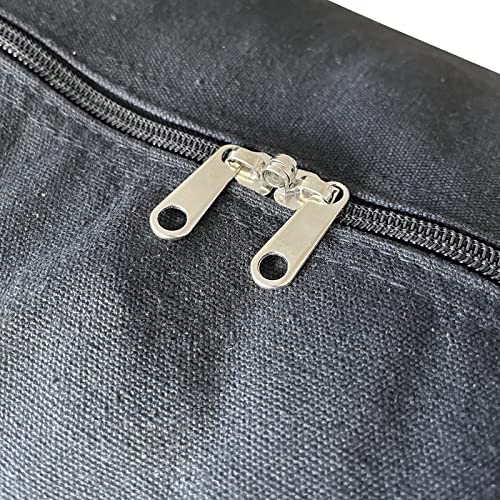 YiKitHom Extra Large Storage Canvas Duffle Bag for Travel, Black Oversized Giant Big Traveling Duffle Bag by YiKitHom - Image 3