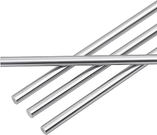 [4pcs/Pack] 8mm x 350mm Linear Motion Rod Shaft Guide, 4PCS 8mm Steel Rod for 3D Printer and CNC Machine
