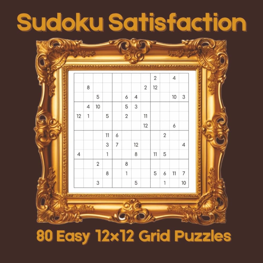 Sudoku Satisfaction: 80 Easy 12x12 Grid Puzzles