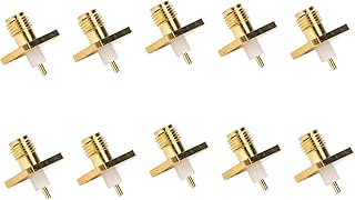 RF Coaxial Connector, OFC Material Low Signal Loss Wide Frequency Band 50ohms Antenna Female Connectors for GPS System for Radio Equipments