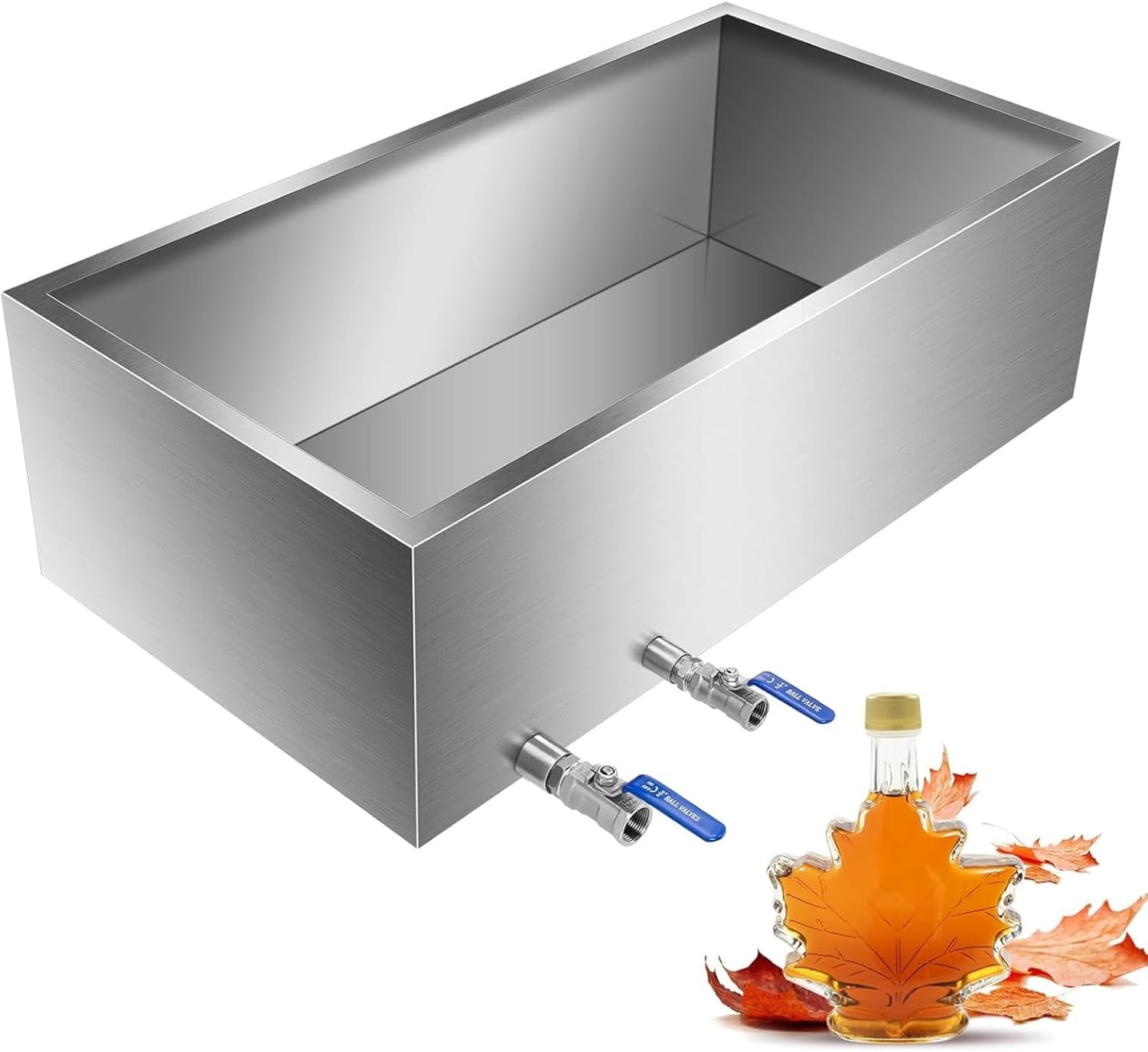 Maple Syrup Evaporator Pan Set - Premium Stainless Steel Maple Syrup Boiling Pan – One Heavy Duty Boiling For Maple Syrup Collection,36Dx24Wx9.5H
